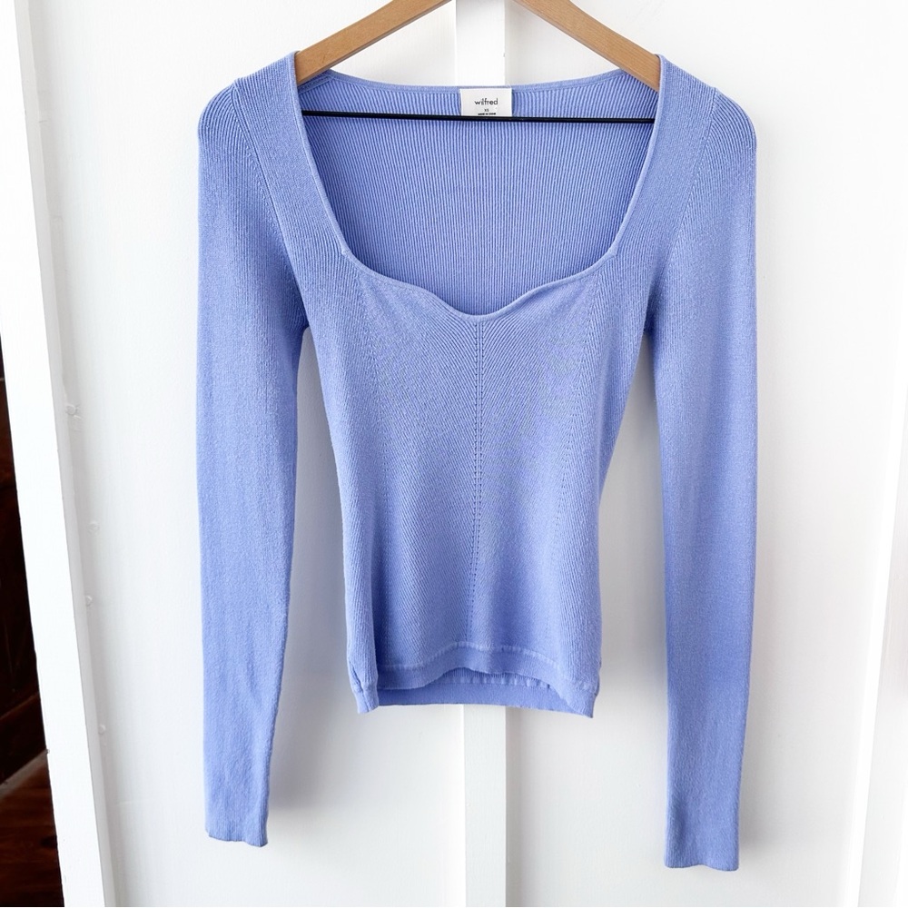 WILFRED purple Tuscany sweater
